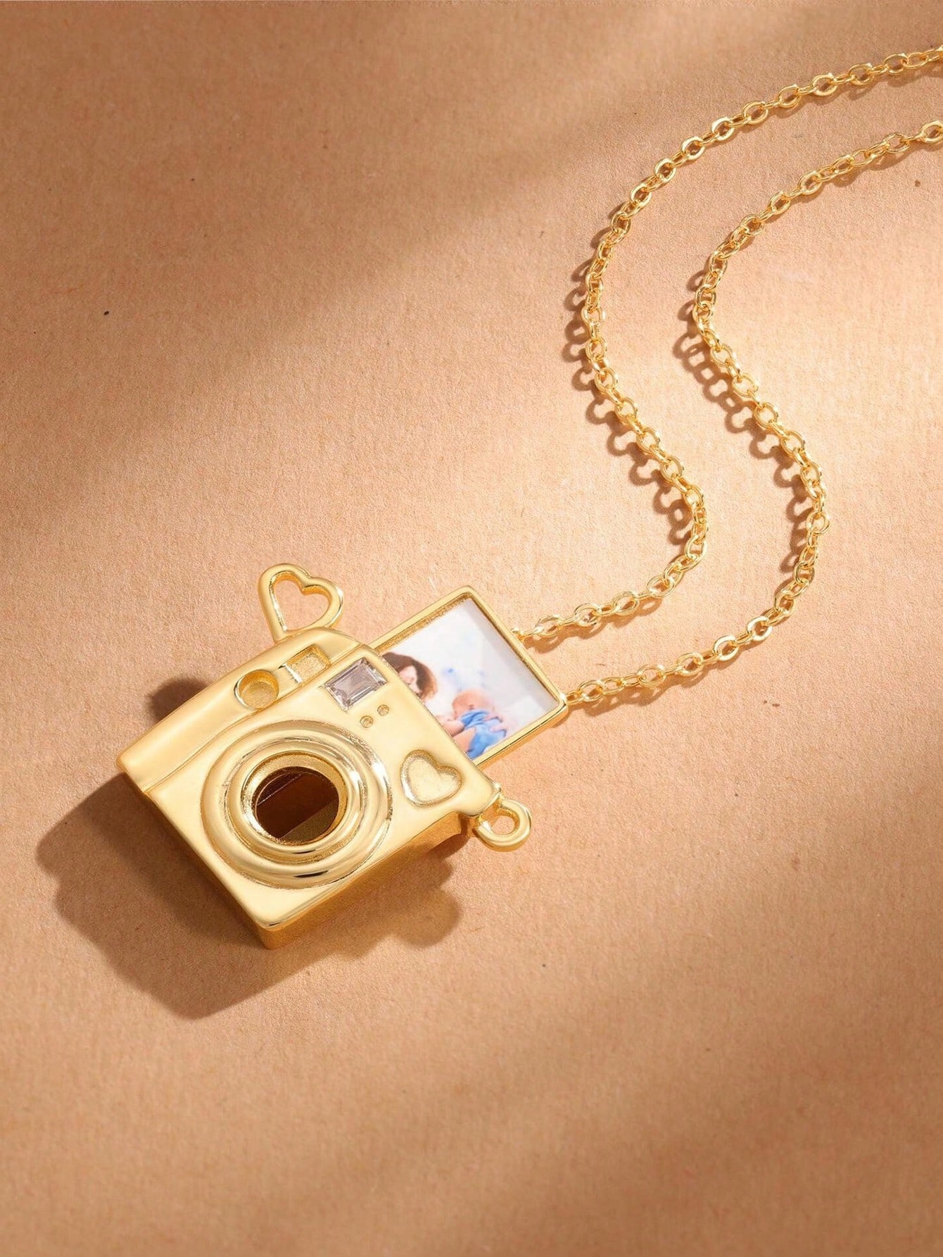 Custom Photo Camera Necklace Personalized Photos Pet Photos